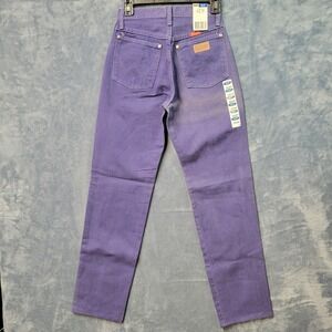 Wrangler‎ Shadow Canyon Slim Fit Purple Jeans Vintage New With Tags USA 3 x 34